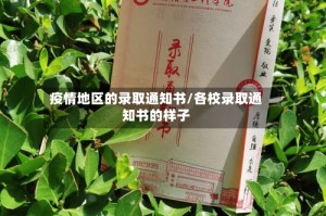 疫情地区的录取通知书/各校录取通知书的样子