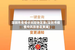深圳市疫情中风险地区数(深圳市疫情中风险地区数据)