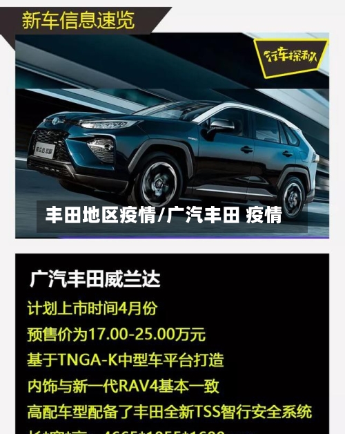 丰田地区疫情/广汽丰田 疫情-第1张图片