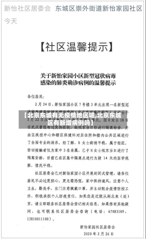 【北京东城有无疫情地区呢,北京东城区有新增病例吗】-第3张图片