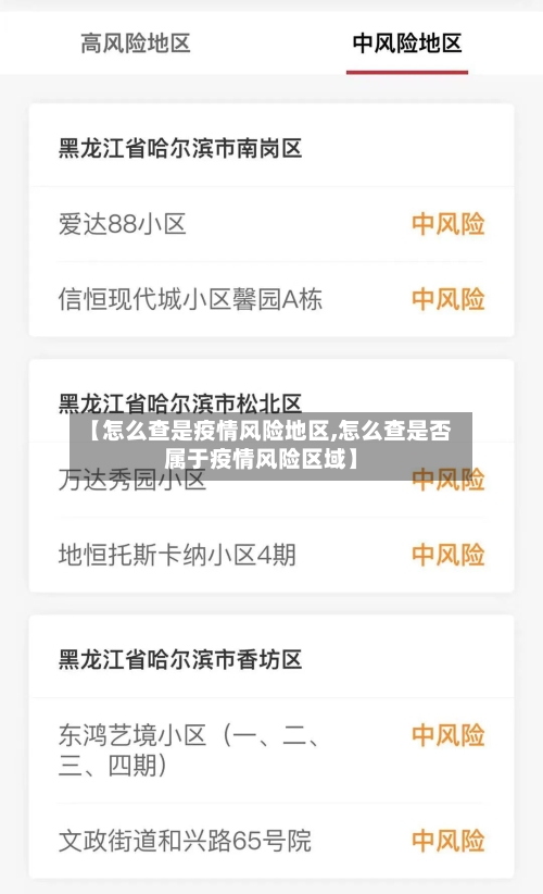 【怎么查是疫情风险地区,怎么查是否属于疫情风险区域】-第2张图片