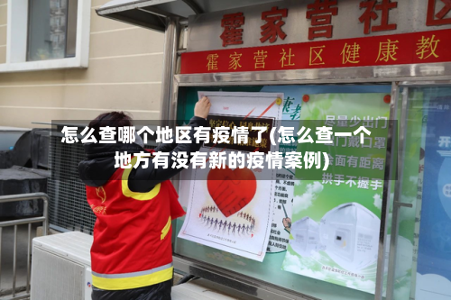 怎么查哪个地区有疫情了(怎么查一个地方有没有新的疫情案例)-第3张图片