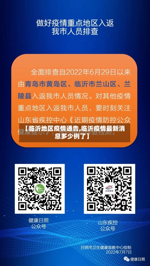 【临沂地区疫情通告,临沂疫情最新消息多少例了】-第1张图片